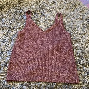 American Eagle Maroon Crop Top